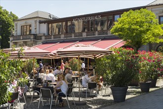 Restaurant L`Osteria in the Kunstlerhaus at the Lenbachplatz