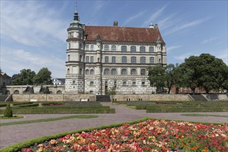 Gustrow Castle with palace garden