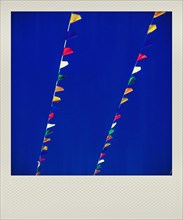 Polaroid effect of flags