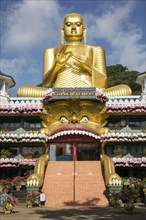 Golden temple with Buddha statue