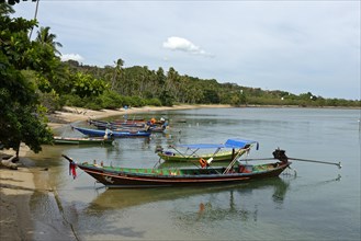 Longtail fishing boats