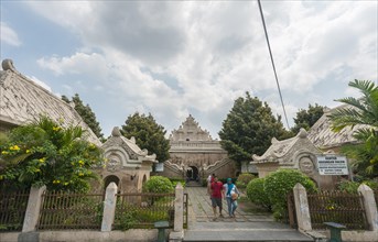 Entrance to the moated castle