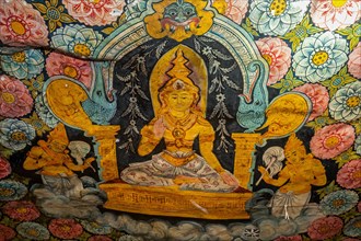 Fresco with Buddhist theme