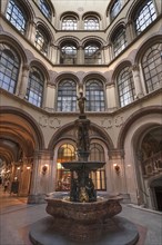 Courtyard with fountain