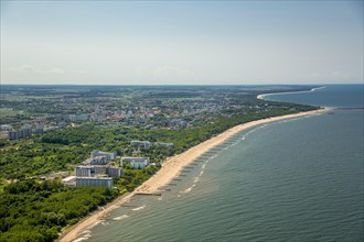 Sandy beach in Kolobrzeg