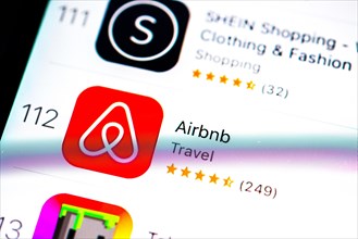 Airbnb App in the Apple App Store