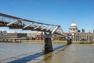 Millenium Bridge and St Paul's Cathedral