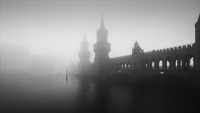 Foggy Oberbaum Bridge