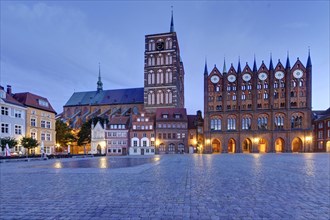 Stralsund Town Hall with show facade