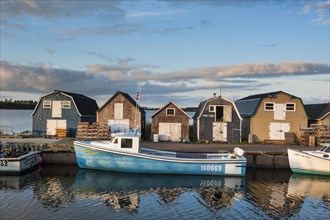 Little fishing boat in Stanley Bridge Harbour