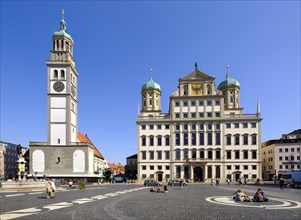 Perlachturm and City Hall at the main square