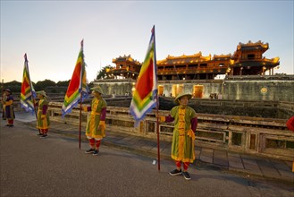 Vietnamese guards in front of the Meridian Gate