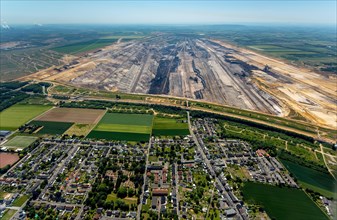 Brown coal surface mining Garzweiler