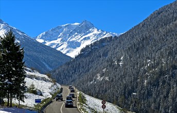 Road to the Grosser Sankt Bernhard Pass