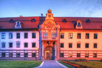 Princely Bishop's residence at dusk