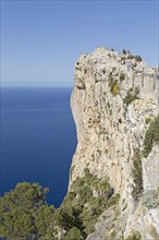 Cliffs at the Mirador d' Es Colomer lookout point