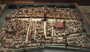 Model of the city Straubing by Jakob Sandtner 1568