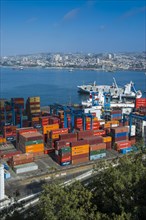 Overlook over the cargo port