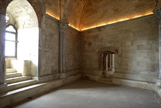 Interior of Castel del Monte
