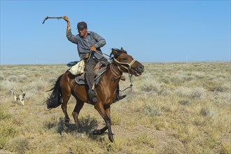 Sheep Herder with horsewhip