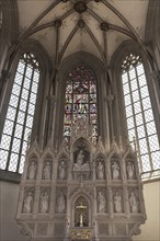 Neo-Gothic altar in the Ritterkapelle