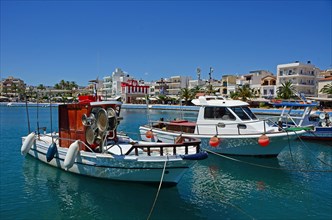 Fishing boats in the port of Sitia Regional district of Lasithi
