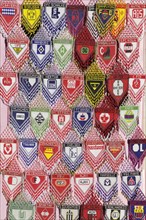Crests from international soccer teams