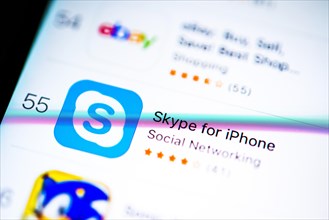 Skype App in the Apple App Store