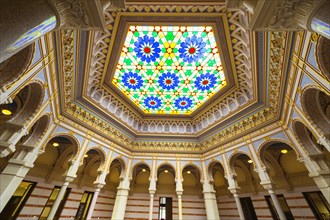 Stained-glass ceiling