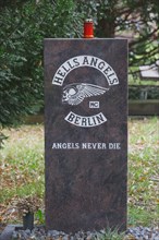Grave stone of a Hells Angels