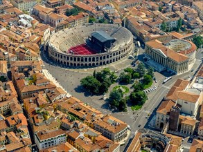 City centre with Arena di Verona