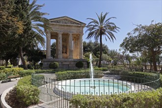 Lower Barracca Garden with Greek Temple