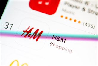 H&M App in the Apple App Store