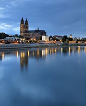 Magdeburger Dom at the river Elbe