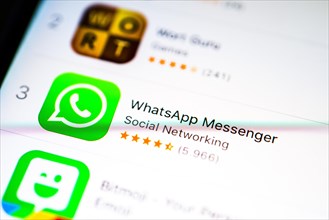 WhatsApp Messenger App in the Apple App Store