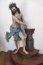 Christ figure with crown of thorns