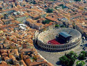 City centre with Arena di Verona