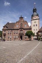 Town Hall and town hall tower at the market square