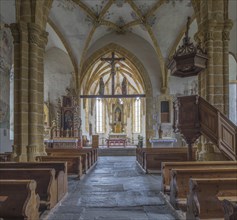 Late medieval castle church of St. Romanus