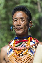 Naga tribal man in traditional outfit