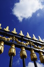 Gilded fence tops of the Palais Royal
