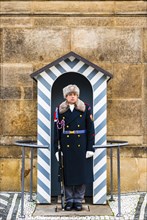 Palace guard at Prague Castle