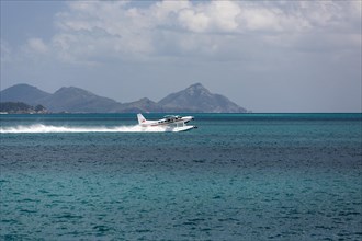 Seaplane in Great Barrier Reef Marine Park