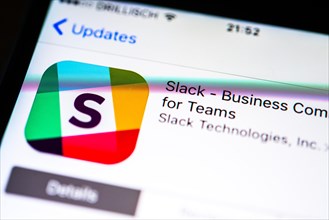 Slack app in the Apple App Store