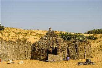 Straw hut