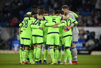 Teambuilding FC Schalke 04 in front of the match