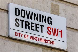 Road sign Downing Street