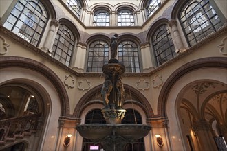 Courtyard with fountain