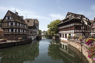 Half-timbered houses in historic old town