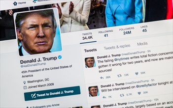 Official Twitter Page of Donald J. Trump